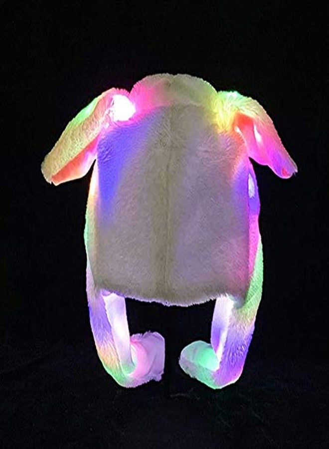 ZCINT Rabbit Bunny Hat Ear Moving Jumping Funny Plush Cap for Kids Adults Christmas, Cosplay, Party Cute Animal Hats(blue) - Image 4